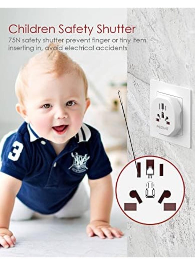PEGANT World to EU Plug Travel Adapter  - Image 2