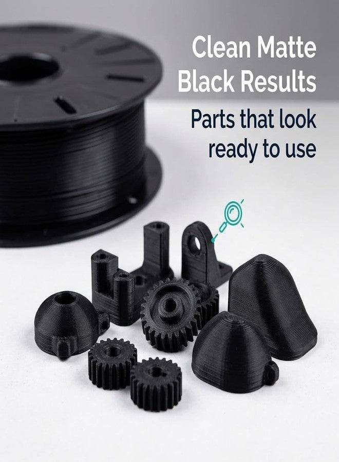 Tesseract Premium TPU 1.75mm 3D Printing Filament | Dimensional Accuracy +/- 0.03mm | Compatible with Most FDM Printers | 1 KG 3D Printer Filament - TPU Black (Quantity 1) - Image 5