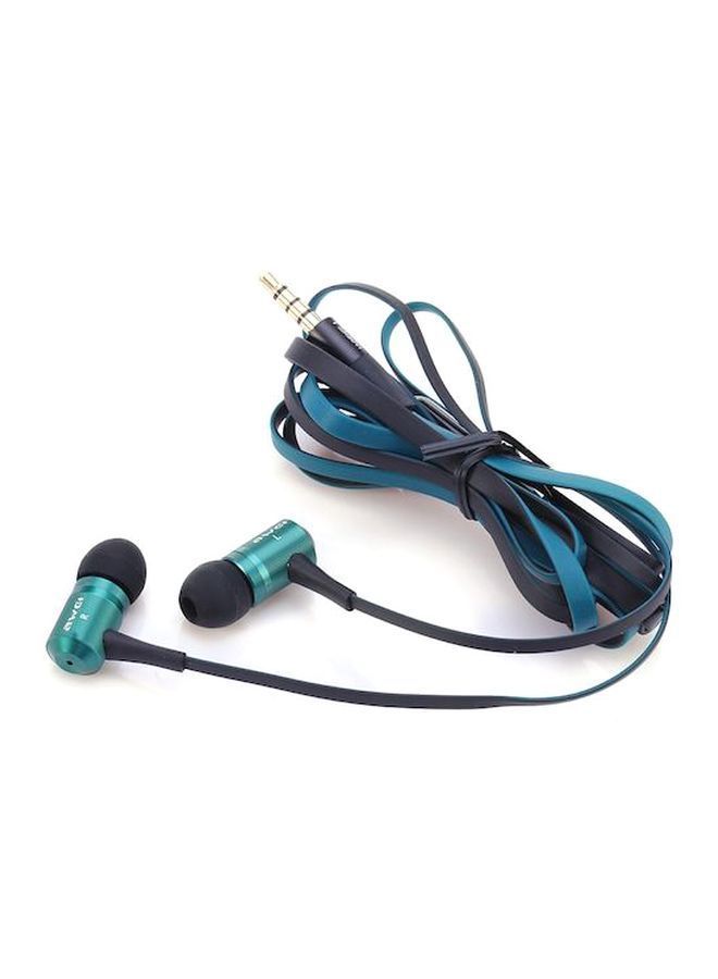 NIBEMINENT Wired In-Ear Headphones Blue/Black - Image 2