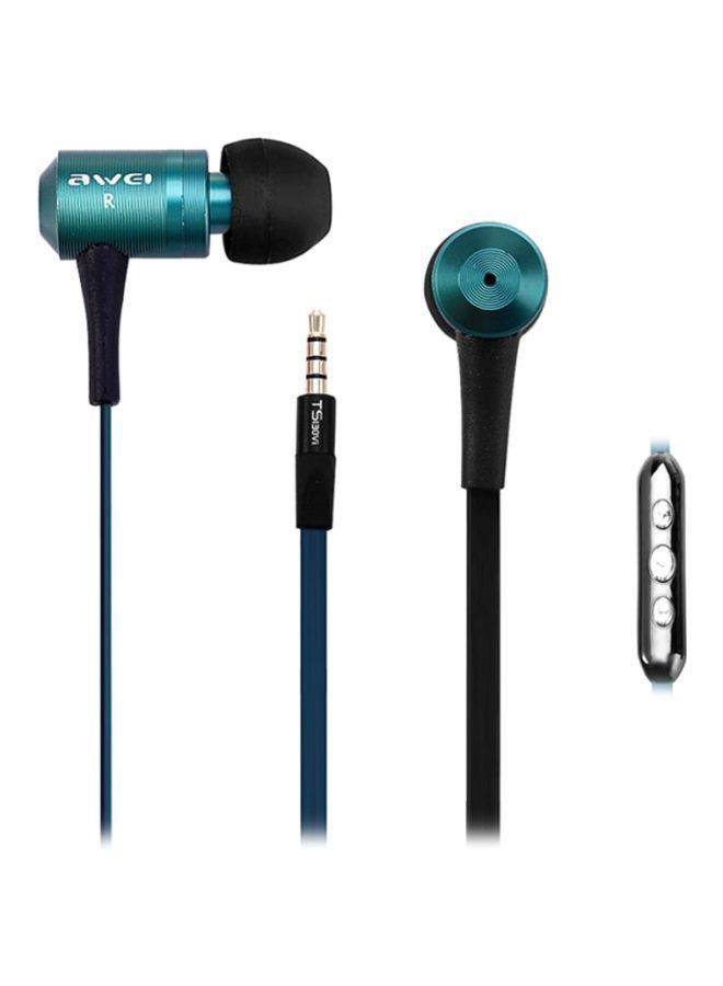 NIBEMINENT Wired In-Ear Headphones Blue/Black - Image 1
