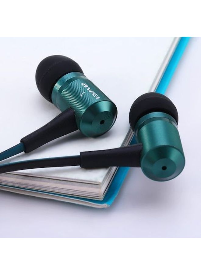 NIBEMINENT Wired In-Ear Headphones Blue/Black - Image 4