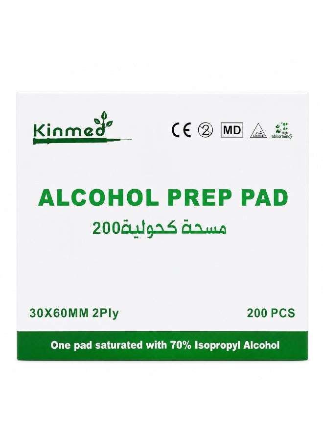 KINMED 200 PCS MEDICAL ALCOHOL - Image 1