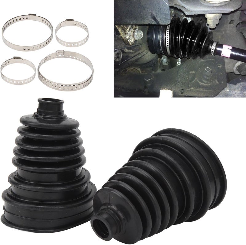 KIMISS 2pcs CV Joint Boot Kit - Universal Silicone Constant Velocity Joint Boot Set - Image 4