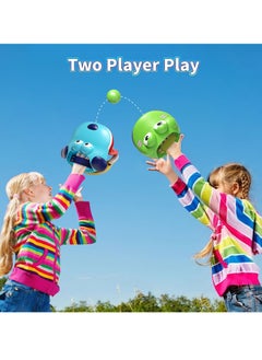 Excefore Toss and Catch Ball Game, 2 Pcs Beach Toys for Kids, Family Toys Games with 2 Catch Launcher and 14 Balls, Outdoor Yard Games Beach Toys for Ages 3-12 Years Old Boys Girls Adults  - Image 4