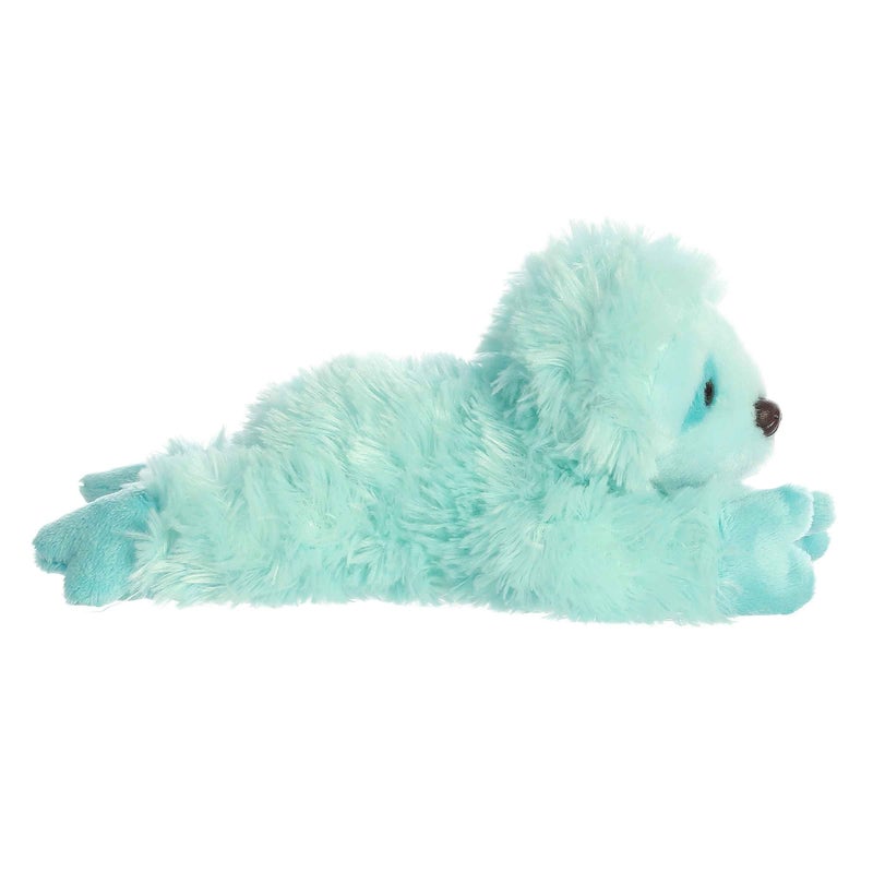 AuroraÂ® Adorable Mini Flopsieâ„¢ Minty Slothâ„¢ Stuffed Animal - Playful Ease - Timeless Companions - Blue 8 Inches - Image 3