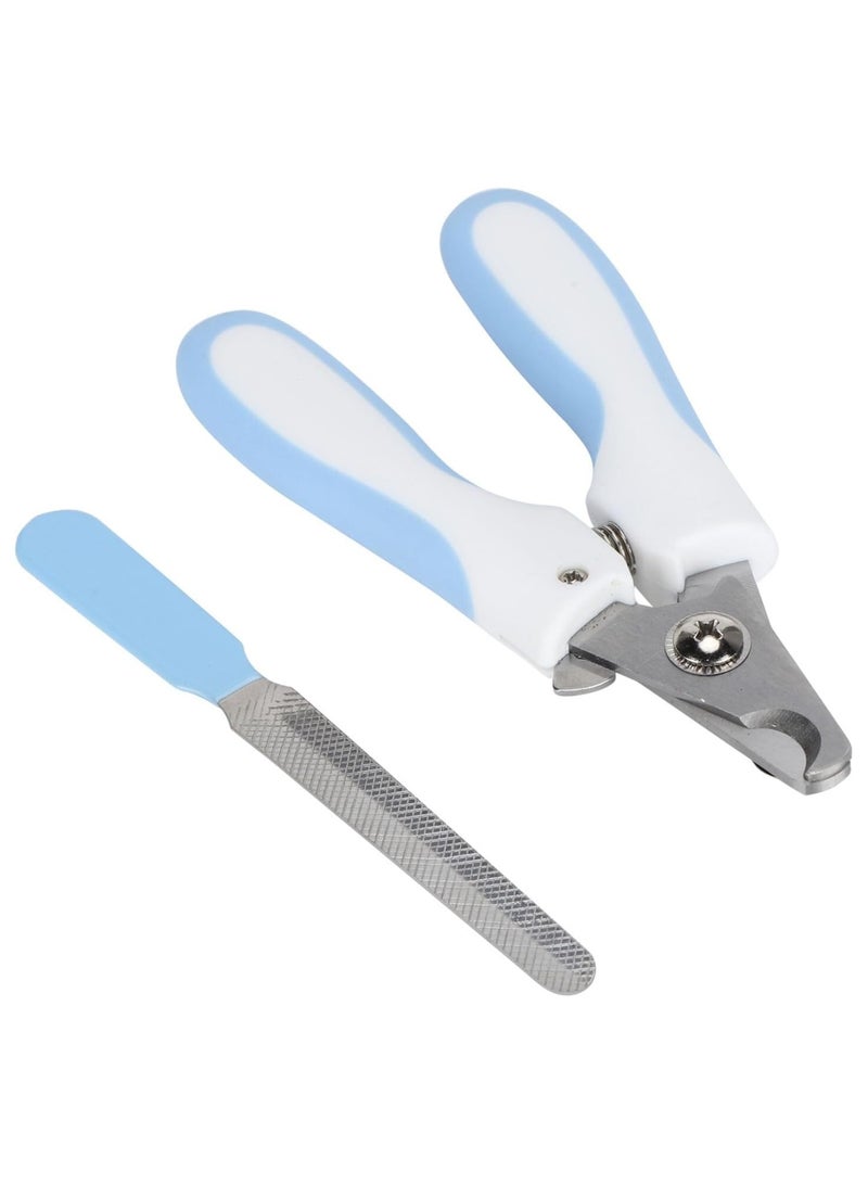 BLOOMING TIME Alloy Pet Puppy Cat Dog Nail Clipper Claw Cutter Pet Grooming Scissor Tool With Nail Fil Multicolour - Image 1