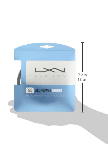 Luxilon ALU Power Rough 125 Tennis String - Set, Grey - Image 3