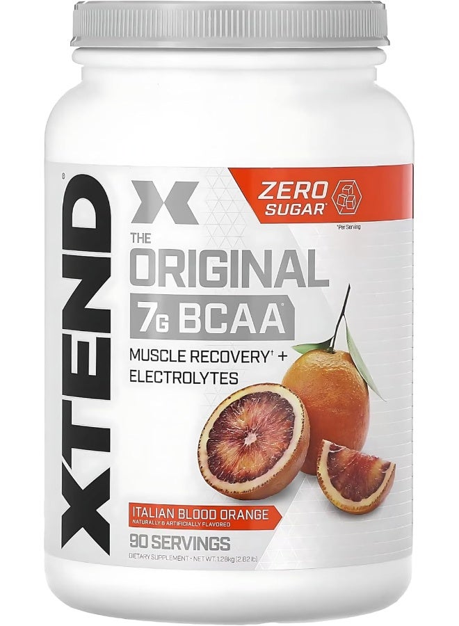 XTEND Original BCAA Powder, Sugar Free Post Workout, Muscle Recovery, Drink With Amino Acids 7g BCAAs, For Men And Women, Blood Orange Flavor - 90 Servings - Image 1