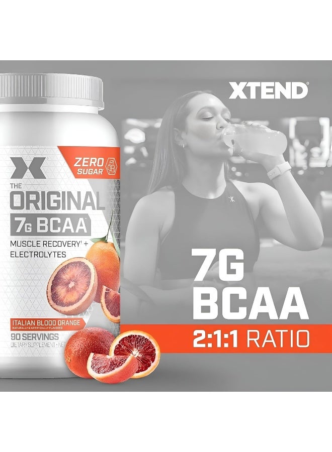XTEND Original BCAA Powder, Sugar Free Post Workout, Muscle Recovery, Drink With Amino Acids 7g BCAAs, For Men And Women, Blood Orange Flavor - 90 Servings - Image 5
