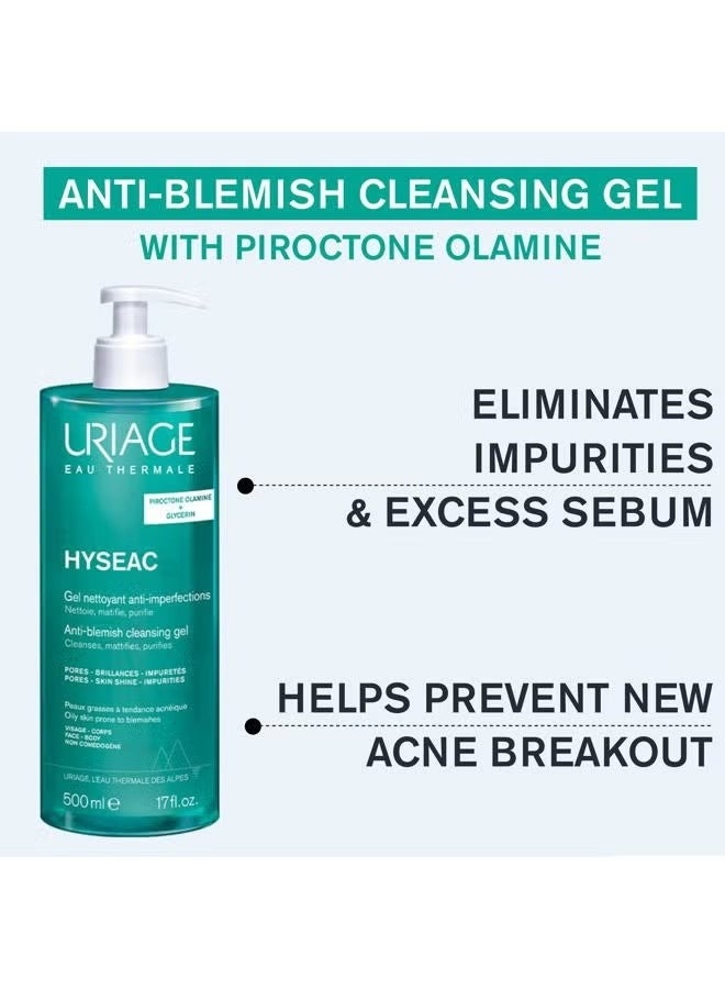 Uriage Hyséac Cleansing Gel 500ml - Image 2