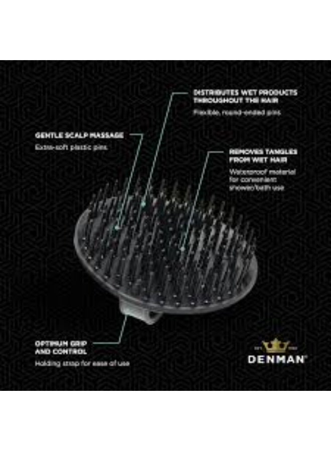 دنمان فرشاة الاستحمام دينمان D6، لون أسود، وحدة واحدة - Image 3