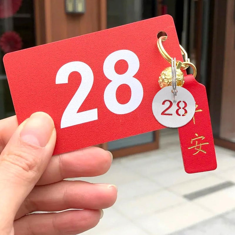 40Pcs Stainless Steel Hollow Number Key Tags for Organization Sorting Office School - Image 5