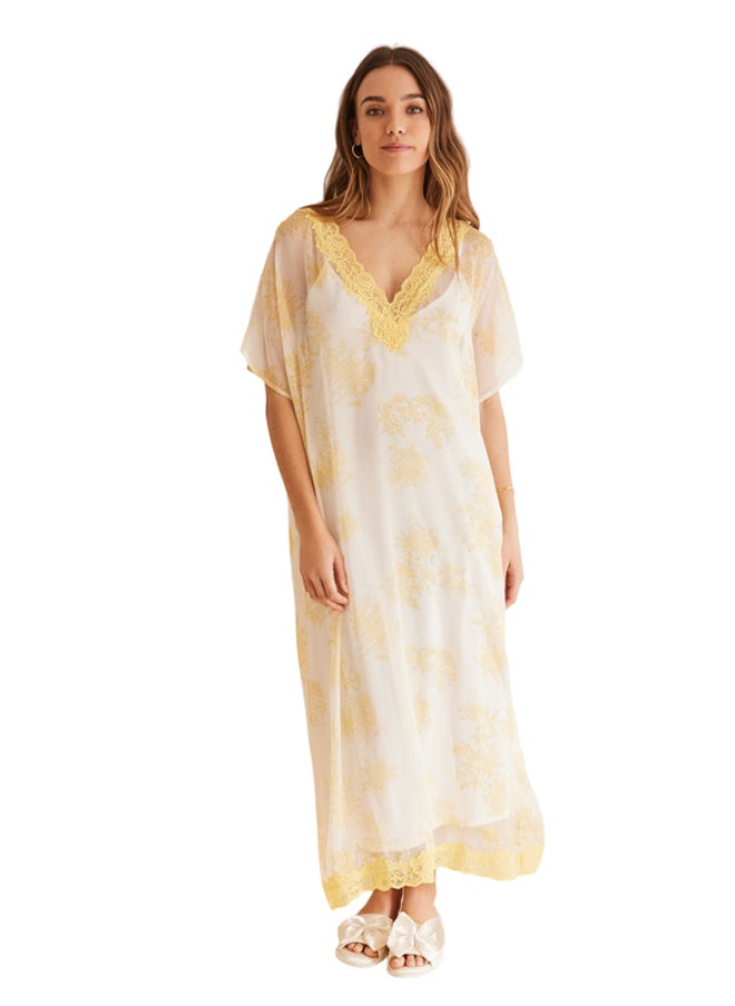 women'secret Chiffon caftan dress  - Image 1