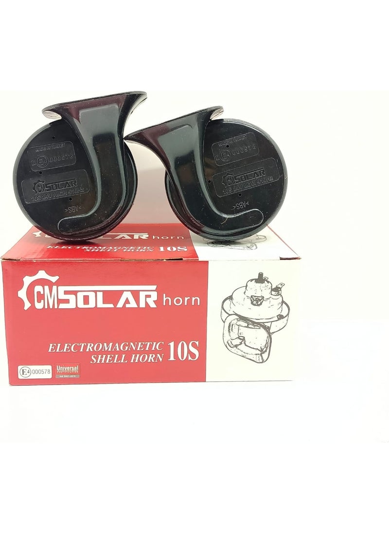 Cmsolar - 24 V Double Plug Dat Horn 510 Hz Thin 410 Hz Thick - Image 1
