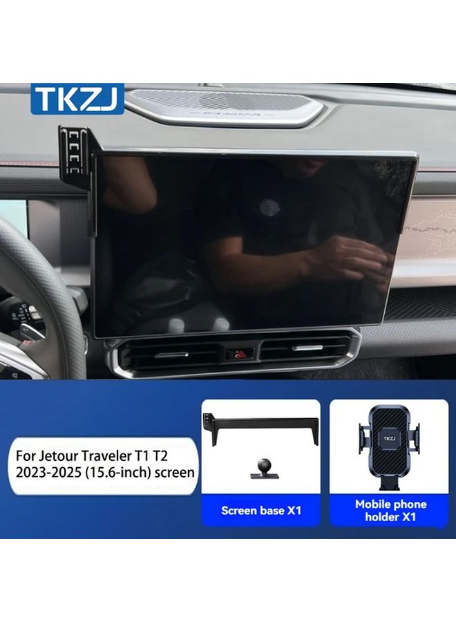 حامل هاتف السيارة موديل S 15 6 بوصة مع بناء متين - Image 4