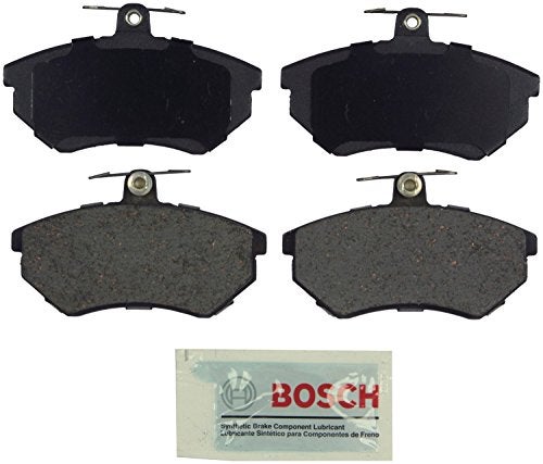 BOSCH BE696 Blue SemiMetallic Disc Brake Pad Set Compatible With Select Volkswagen Cabrio Golf Jetta Passat Scirocco FRONT - Image 1