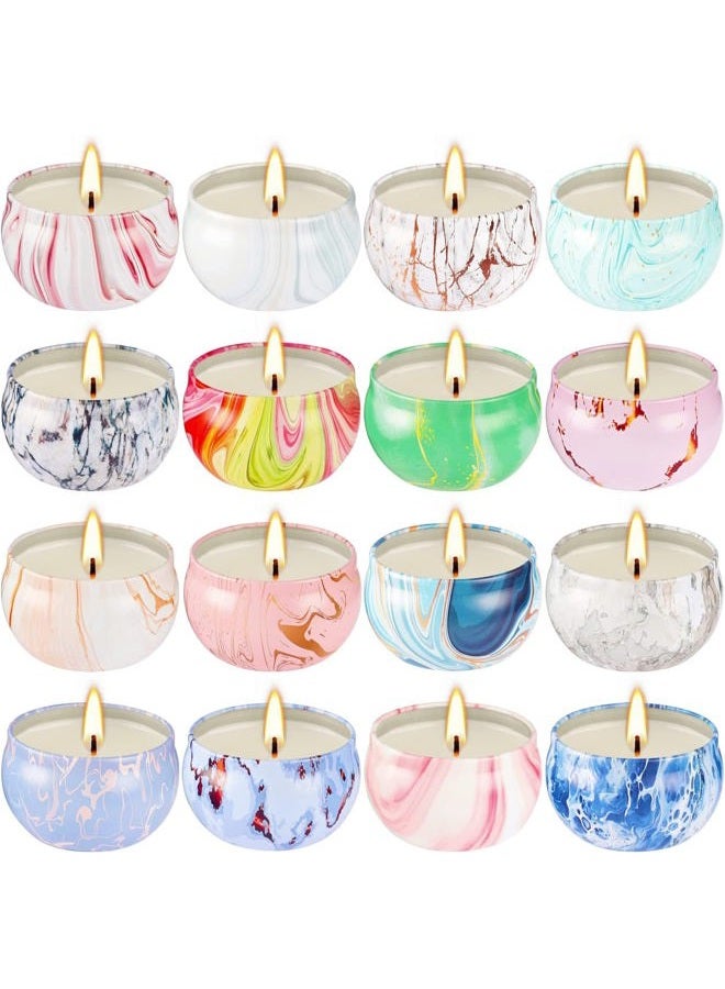 Grcdoyvl Mother's Day Scented Candles Gifts Set 16 Pack Soy Wax Travel Tin Jar Candles for Home 2.5 OZ Aromatherapy Candles for Mom for Christmas, Birthday, Thanksgiving, Mother's Day… - Image 1