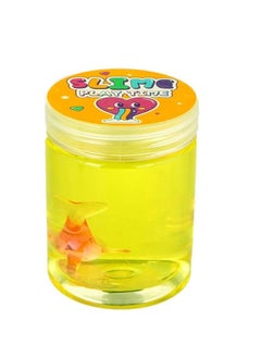 Play Time Transparent slime with dolphin slime for kids yellow  - Image 1