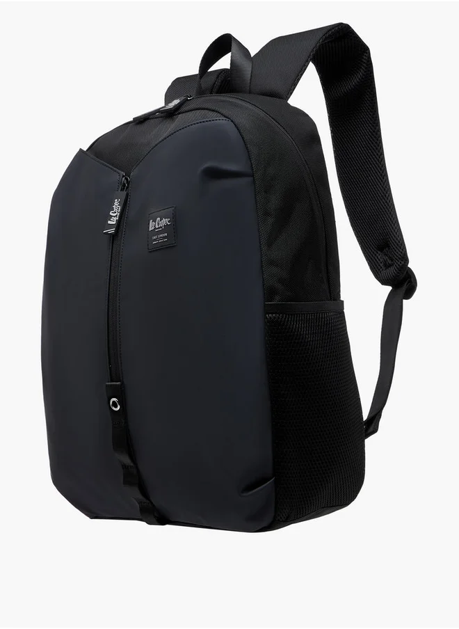 Lee Cooper Logo Detail Backpack with Adjustable Shoulder Straps - 15x50x33 cm