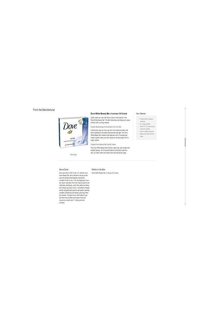 Dove Original Beauty Bar - 135g (Pack of 12) - Image 3