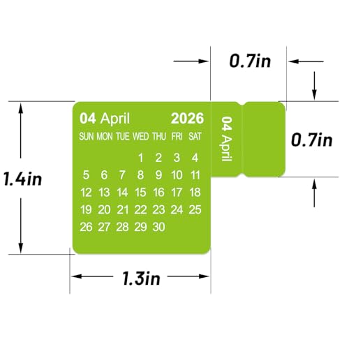 Fancy Land 2026 Calendar Stickers Monthly Index Tabs Planner Adhesive Divider 10 Sets 240 Tabs - Image 5