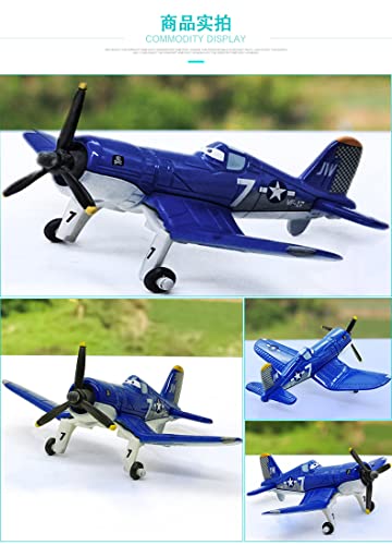 binatric secxifeo Planes No7 Dusty Crophopper 155 Metal Diecast Educational Toys Planes Model Captain 7 - Image 5