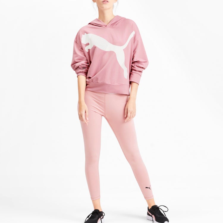 PUMA (WMNS) PUMA Athletic Hoodie 'Pink' - Image 2