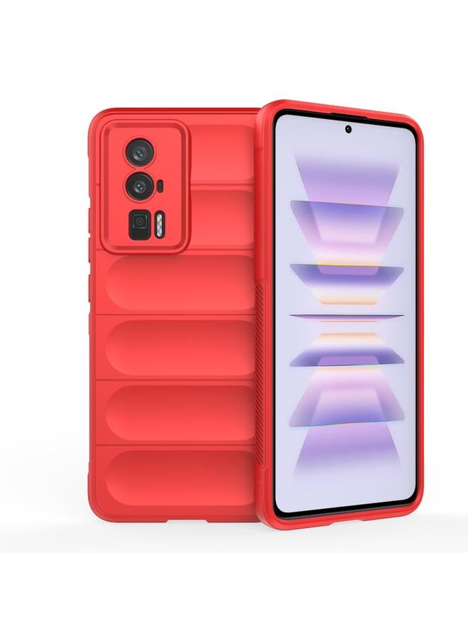The Bros Case For Xiaomi Redmi K60 Pro Magic Shield TPU + Flannel Phone Case