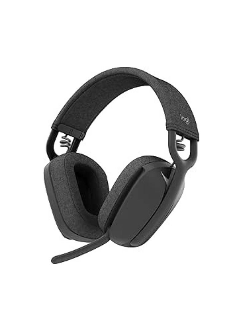 Logitech MX Keys S + MX Master 3S, - Performance Wireless Illuminated Keyboard and Mouse, Fluid typing, Fast Scrolling, Bluetooth, USB-C, Windows, Linux, Chrome, Mac - Arabic Layout+Logitech Zone Vibe 100 Lightweight Wireless Over-Ear Headphones with Noise-Cancelling Microphone, Advanced Multipoint Bluetooth Headset, Works with Teams, Google Meet, Zoom, Mac/PC - Graphite - Image 4