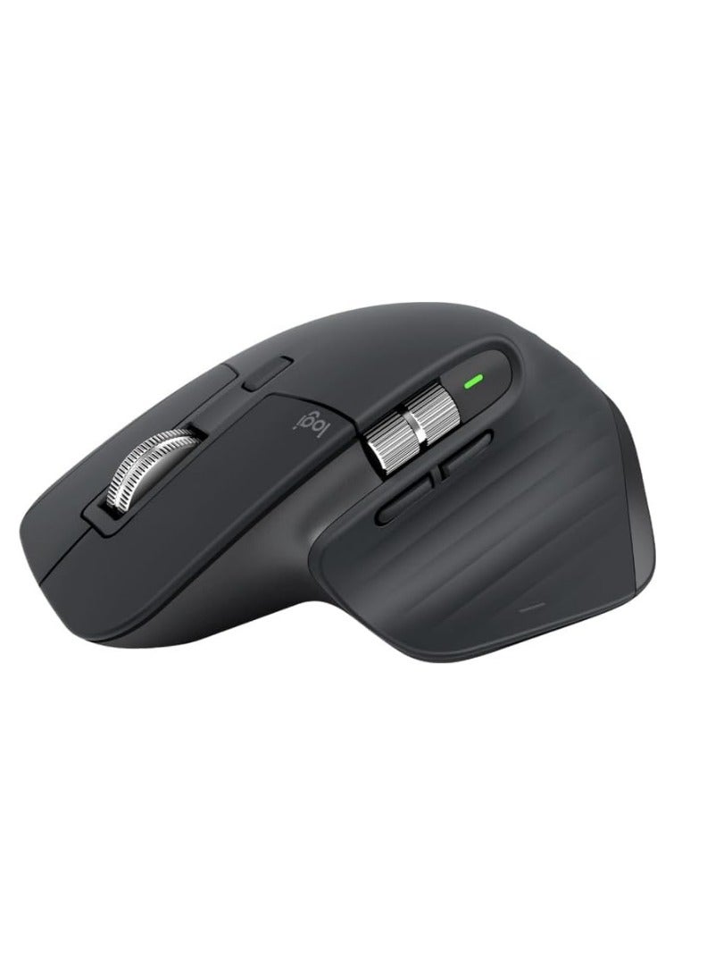 Logitech MX Keys S + MX Master 3S, - Performance Wireless Illuminated Keyboard and Mouse, Fluid typing, Fast Scrolling, Bluetooth, USB-C, Windows, Linux, Chrome, Mac - Arabic Layout+Logitech Zone Vibe 100 Lightweight Wireless Over-Ear Headphones with Noise-Cancelling Microphone, Advanced Multipoint Bluetooth Headset, Works with Teams, Google Meet, Zoom, Mac/PC - Graphite - Image 3