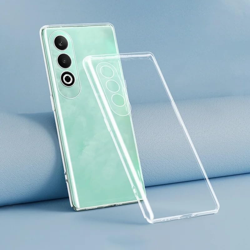 Realcase غطاء خلفي سيليكون لهاتف OnePlus Nord CE 4 5G، مقاوم للخدوش، شفاف كريستالي، واقي للصدمات - Image 3