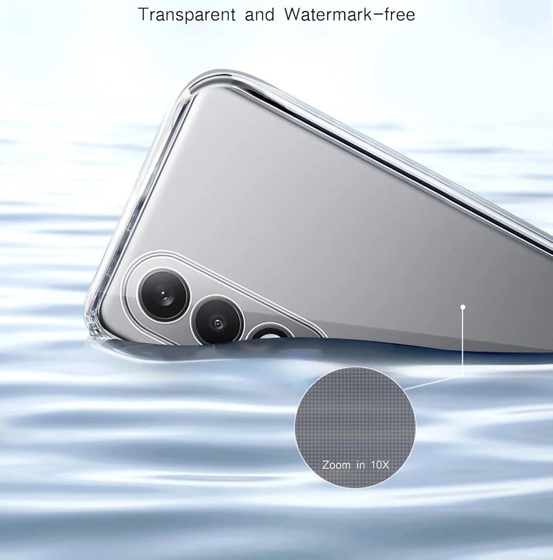 Realcase غطاء خلفي سيليكون لهاتف OnePlus Nord CE 4 5G، مقاوم للخدوش، شفاف كريستالي، واقي للصدمات - Image 5