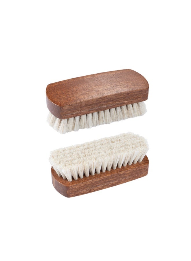 jaexest Premium Wooden Handle Horsehair Shoe Brush – Super Soft Natural Bristle for Polishing Leather Shoes, Boots & Bags – Professional Shine Kit for Men, Gentle Cleaning Tool for Delicate Leather - Image 4