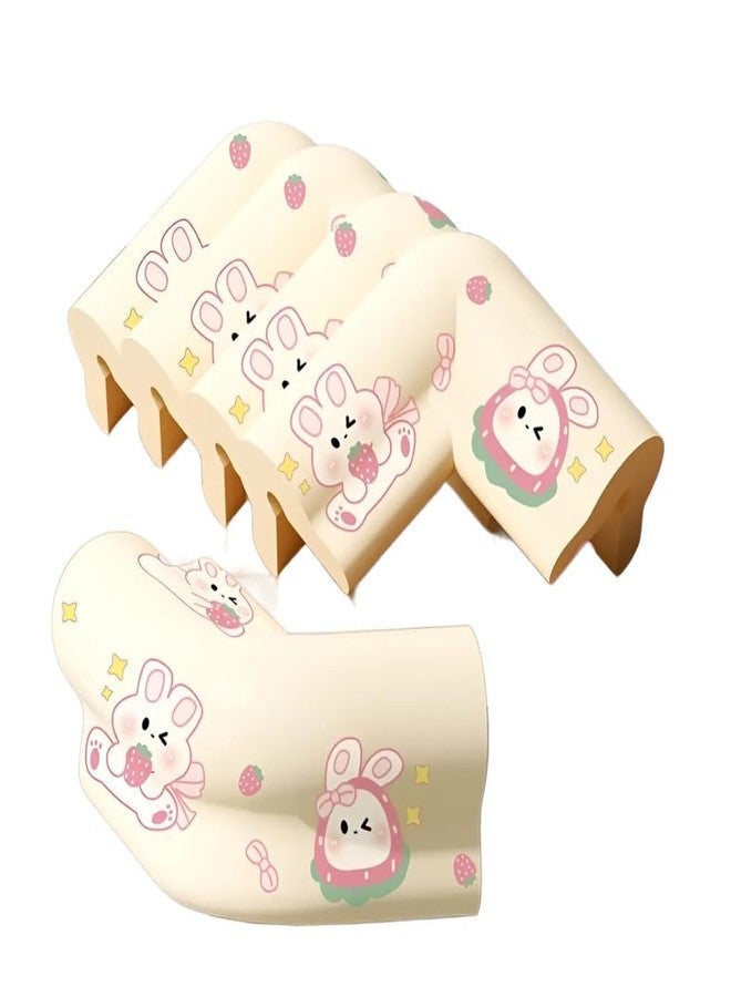 Kolorful 5PCS Cloud Style Edge Protector Cartoon Printed Non Stick Anti-Collision Strip Children's Soft Foam Corner Guard Table & Furniture Non-Toxic Cushion Edge Bumper Strip for Kids Safety (Cream) - Image 1