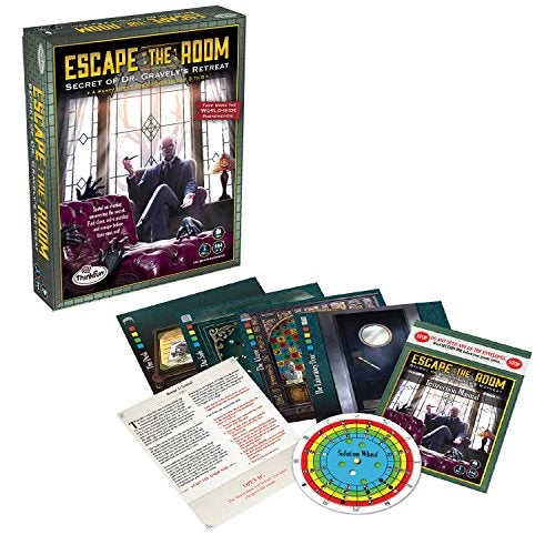 ThinkFun Escape The Room Secret of Dr. Gravely's Retreat - an Escape Room Experience in a Box for Age 13 and Up - Image 1