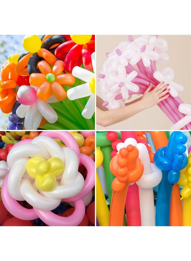 RUBFAC 260 White Long Balloons for Tying Arch, 100pcs Twisting Balloon for Garland Animals Modeling, Birthday, Wedding, Party Decorations - Image 5