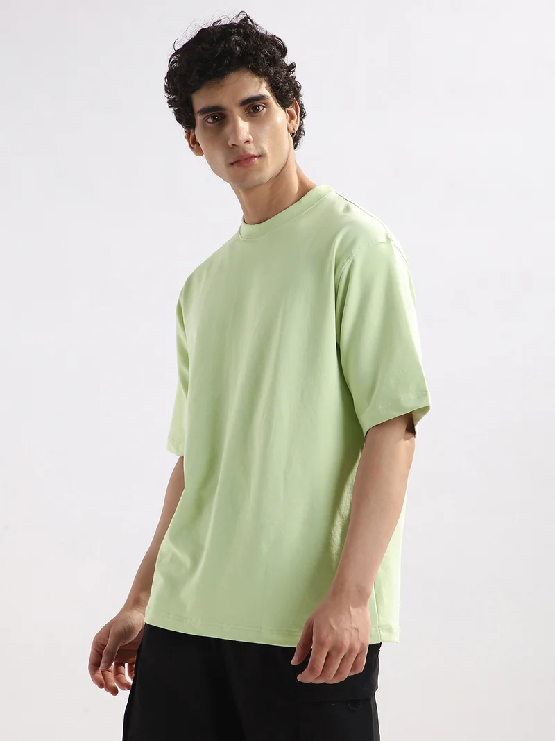 نوبيرو Nobero Men Oversized Cotton  T-shirt