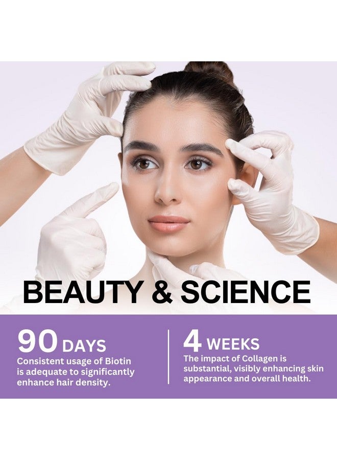 VITBOOST Biotin with Hyaluronic Acid, Collagen and Keratin - 25000 mcg Hair Growth Vitamins for Men and Women - Nails and Skin, USA Made - Third Party Tested, B1, B2, B3, B6, B7 Complex - 60 Capsules - Image 5