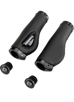 Rockbros ROCKBROS Bike Handle Grips Ergonomics Design Soft Gel Dual Lock on Bicycle Handlebar Grips for Mountain MTB MBX Bike Electric Scooter  - Image 1
