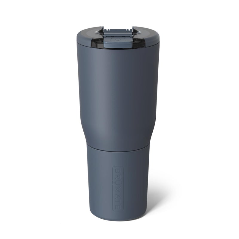 BrMate Nav 35oz 100 Leak Proof Insulated Travel Tumbler with Magnetic BevLock Lid  Double Wall CupHolder Friendly Stainless Steel Mug Nightfall Blue
