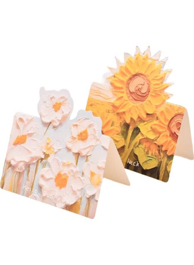 Kingdee [Lowest Price Online] Kingdee 20 3D Embossed Birthday Greeting Cards, Flower Bouquet Cards, Birthday Gift Postcards, Qixi Valentine'S Day Decorative Cards, Blessing Cards, Confession Cards - Image 3