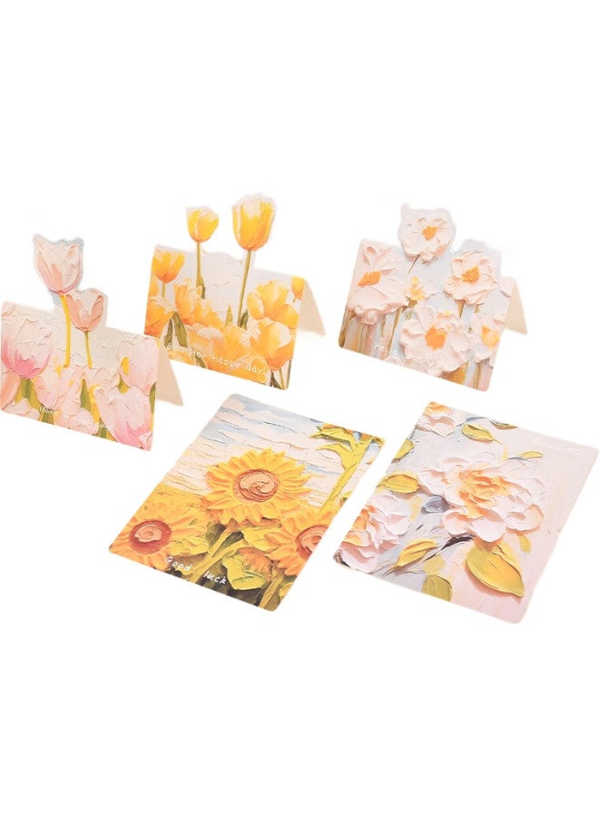 Kingdee [Lowest Price Online] Kingdee 20 3D Embossed Birthday Greeting Cards, Flower Bouquet Cards, Birthday Gift Postcards, Qixi Valentine'S Day Decorative Cards, Blessing Cards, Confession Cards - Image 2