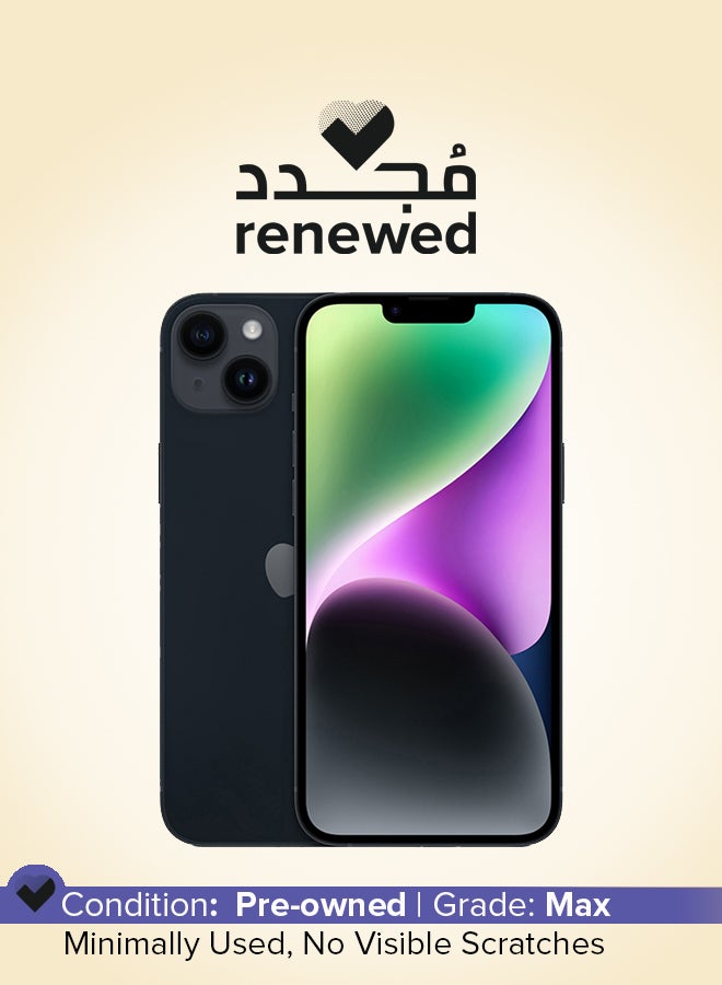 Apple Renewed - iPhone 14 Plus 256GB Midnight 5G With Facetime - International Version - Image 1