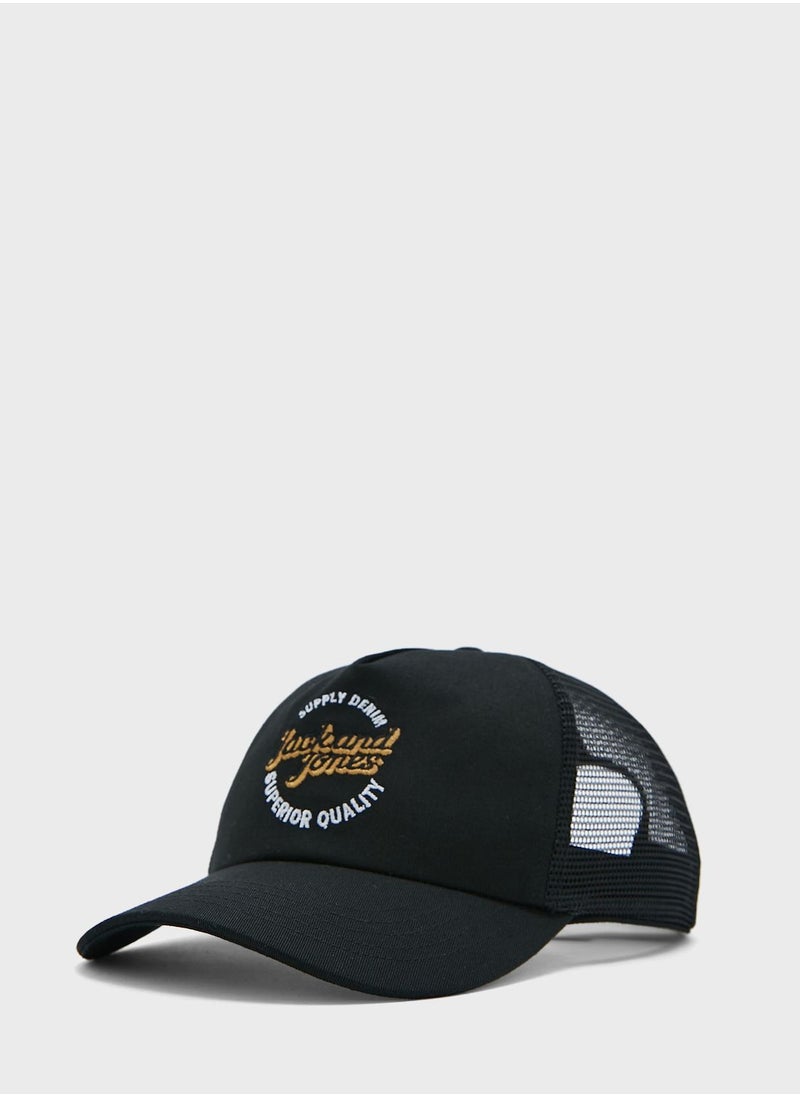 JACK & JONES - Logo Curved Peak Cap - Image 1
