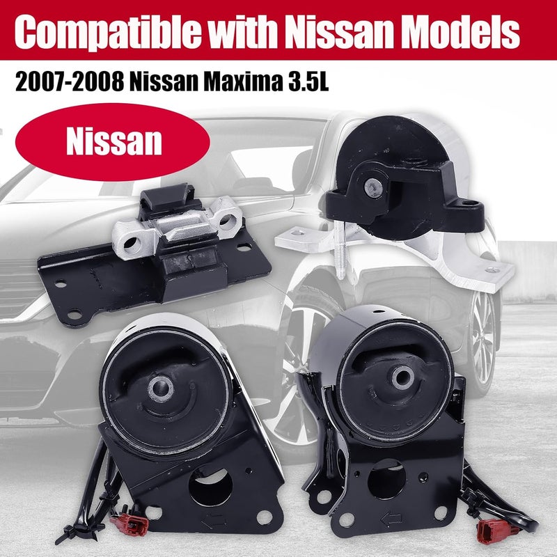 GEUMRI Engine Motor Mount Kit for 2003-2007 Nissan Murano 3.5L 2WD AUTO Transmission - Image 2