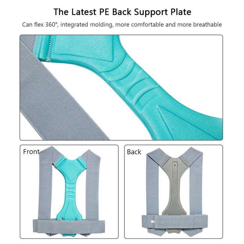 Posture Corrector for Women Men Adjustable Upper Back Brace Correct Belt Support Straightener for Spine Back Neck Clavicle Shoulder Back Posture Improvment Pain Relief Comfortable Breathable - Image 4