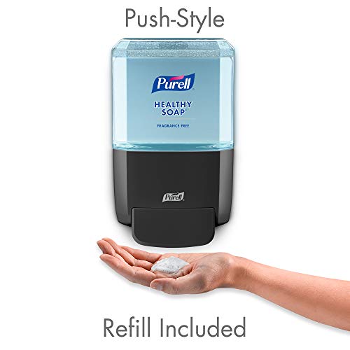 PURELL Brand HEALTHY SOAP Gentle & Free Foam ES4 Starter Kit, 1 - 1200 mL Fragrance Free Soap Refill + 1 - PURELL ES4 Graphite Manual Soap Dispenser (Pack of 1) - 5072-1G - Manufactured by GOJO, Inc. - Image 2