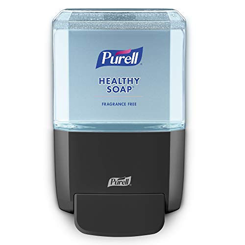PURELL Brand HEALTHY SOAP Gentle & Free Foam ES4 Starter Kit, 1 - 1200 mL Fragrance Free Soap Refill + 1 - PURELL ES4 Graphite Manual Soap Dispenser (Pack of 1) - 5072-1G - Manufactured by GOJO, Inc. - Image 1