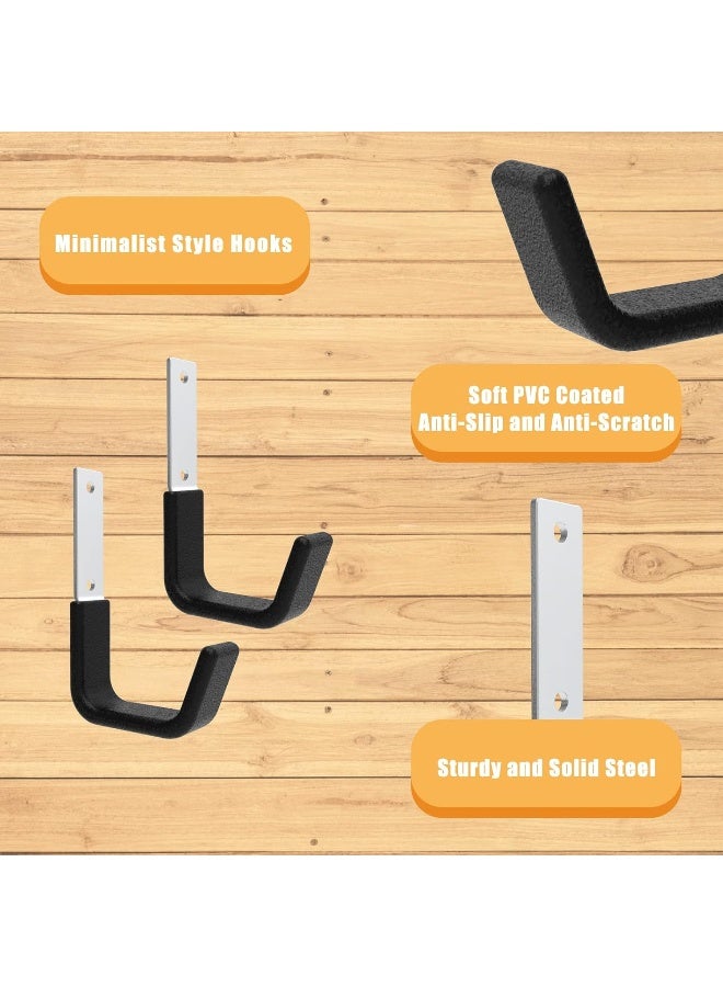 Juformin Heavy Duty Utility Hooks for Garage Storage Utility Hooks Wall Mount  - Image 3