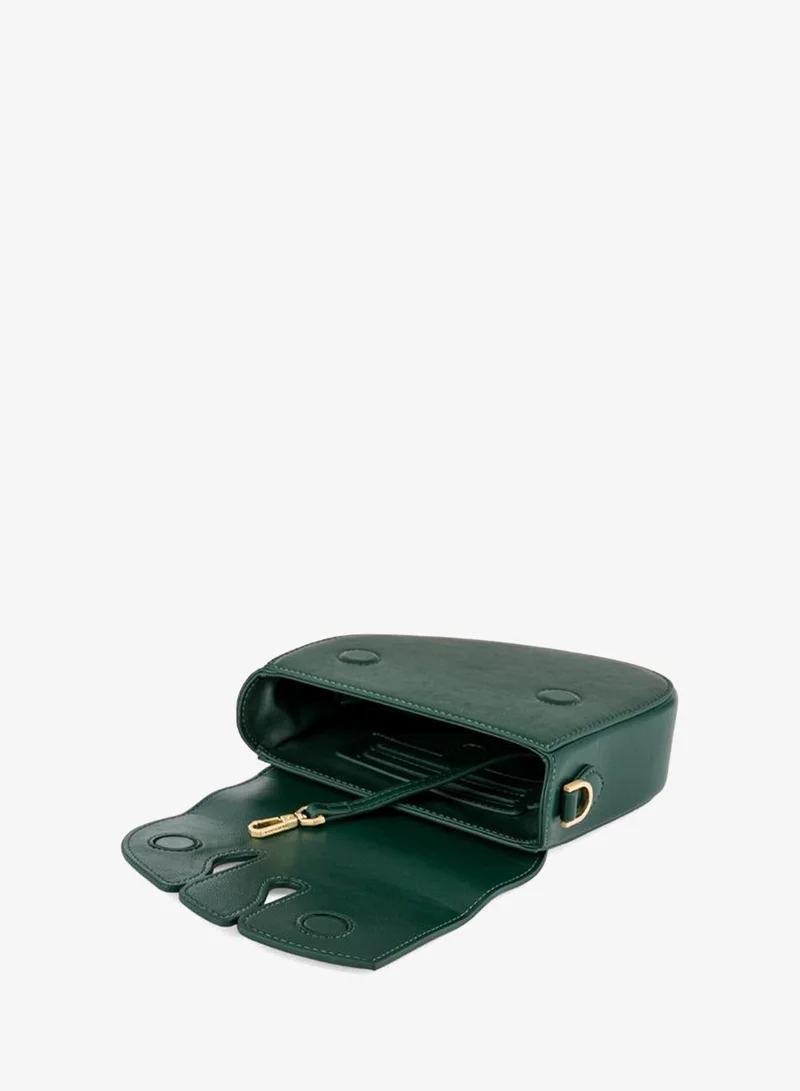 Veganologie  Pebble Bag in Green Made From 1 Bamboo Stem for Women | Best Price UAE